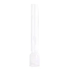 Lehman's Replacement Oil Lamp Chimney, Kosmos #8 with 1 1/2 in Base, Clear Glass