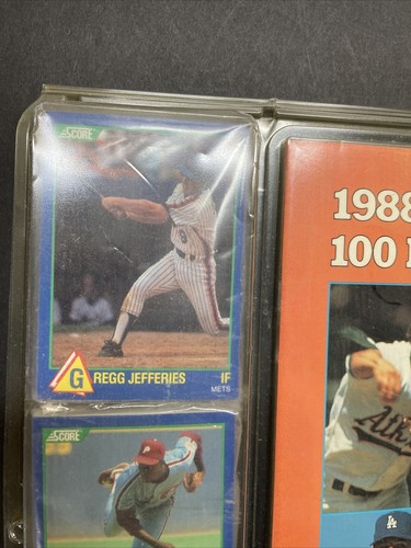 Libro/tarjetas de béisbol 1988-89 edición limitada de los 100 mejores novatos de béisbol (sellados) - Imagen 8 de 11