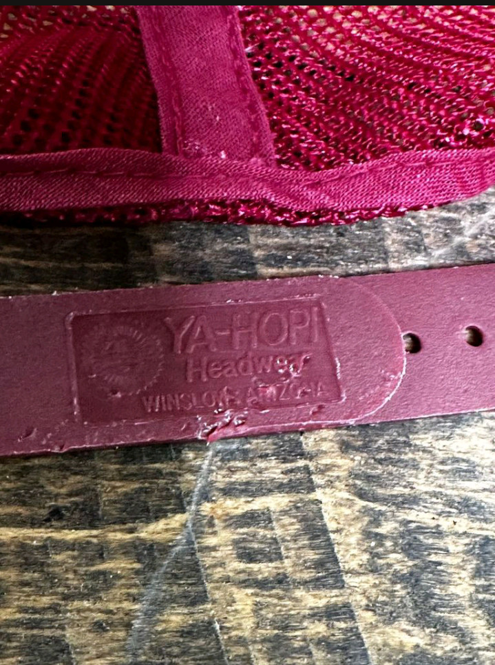 Vintage MMB Hats Bass Angler Snapback Hat Mesh Back Maroon Fishing Bassmaster