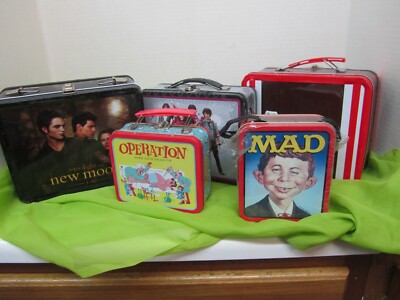 Five Tin Boxes, Tootsie,Operation,Mad Camp Rock & Twi-light - GA-A-25-B