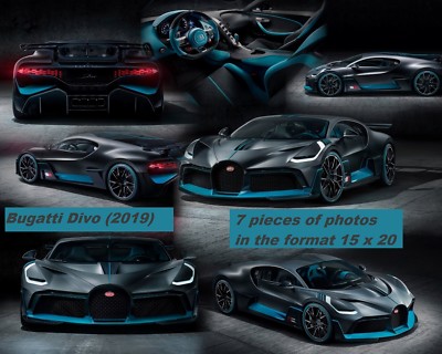 Bugatti Divo Sports Car (2019) - Press - Photos - Photos - Pictures - 15 x 20 cm