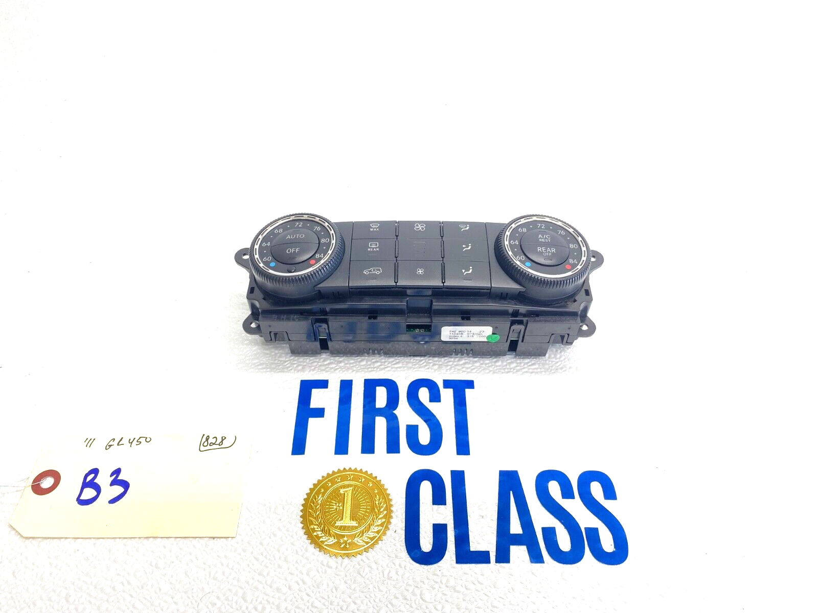 06-12 MERCEDES GL450 4-MATIC X164 AC A/C HEATER CLIMATE CONTROL SWITCH OEM