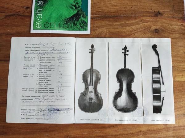 *-800€ Off 1 Week 13 To 20 Nov* Russian Cello 33 Years Old with Russian Passport