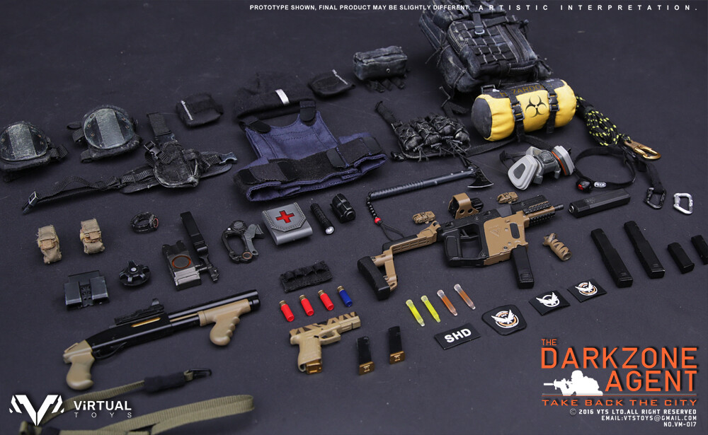 VTS Toys 1/6 (VM-017) THE DARKZONE AGENT Tom Clancy's The VTS Toys 1/6 (VM-017) THE DARKZONE AGENT Tom Clancy's The