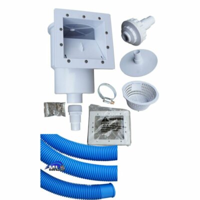 Skimmer-Set Standard mit 6 m Schlauch, Laubkorb, Düse, Bodensaugplatte etc.