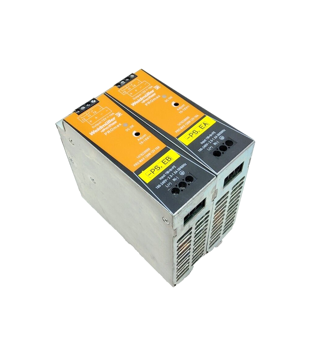 WEIDMULLER SWITCHING POWER SUPPLY PRO MAX 120W 12V 10A *2PCS | eBay