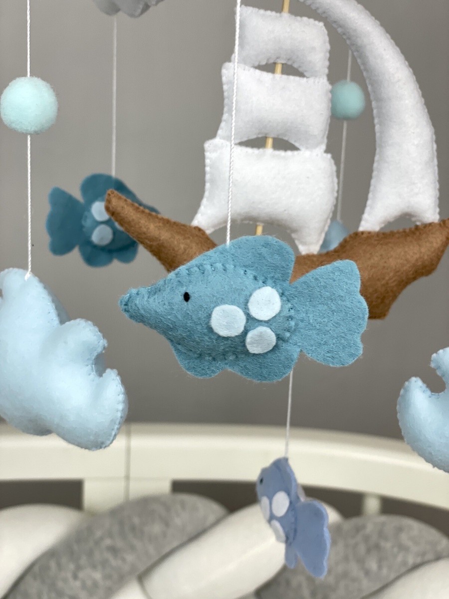 Mobile Pour Lit De Bébé Whale Baby Mobile Whale Nursery Mobile