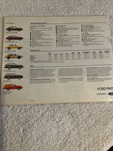 1979’s Ford Vintage Brochures - Picture 3 of 14
