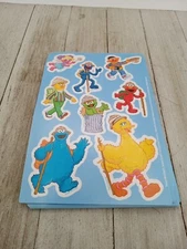 20 Sheets Vintage 90s Sesame Street Stickers Safari Big Bird Cookie Monster Elmo