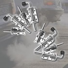 <!--F#f_0-->8x SPRING BOLT LATCH CATCH ZINC PLATED TRAILER TRUCK UTE FLOAT RAILING TAIL GATE<!--F/-->