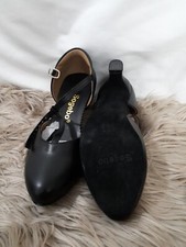 Women Salsa Latin Dance Heels Dress Pumps Sz 8.5