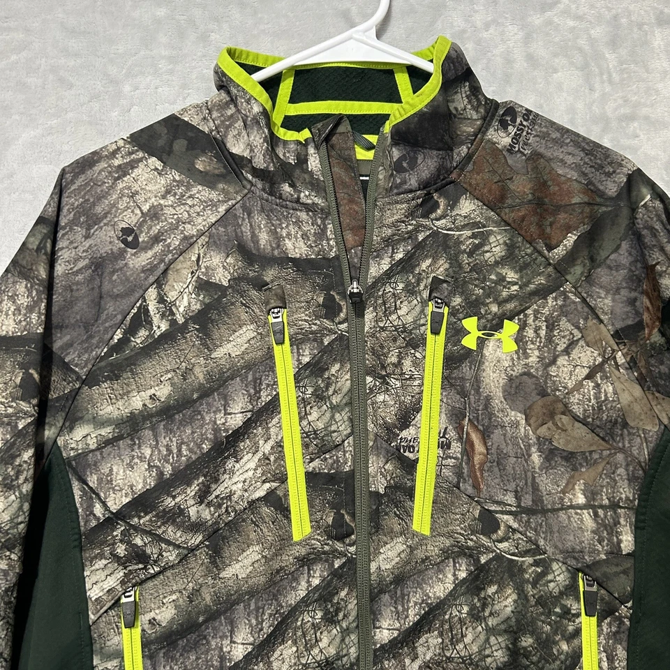 Under Armour Scent Control Infrared Softshell Camo Jacket Mossy Oak Small - Image 2 of 4