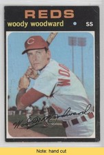 1971 Topps Woody Woodward #496 READ 0l4h