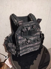 Tactical Military Vest Firearm Pistol Mag Plate Carrier Quick Release Adults New