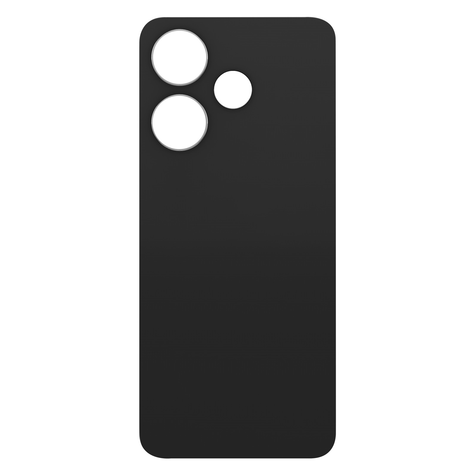Cache batterie pour Xiaomi Redmi 13 4G coque arrière de rechange en verre noir