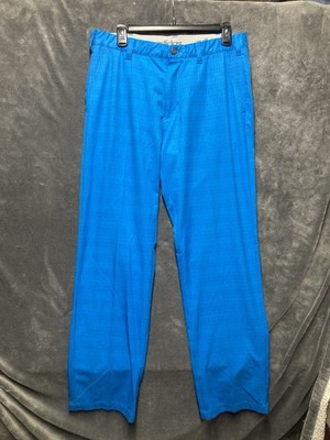 Adidas Chino Golf Pants Men s 32X32 Straight Blue Rush Moisture Wicking Stretch