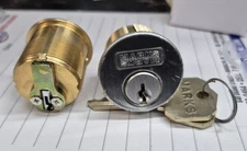 Mark MORTISE Cylinder Original 1 1/8 Inch Chrome Finish