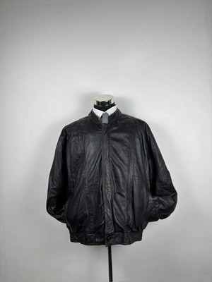 Vintage Echtleder Bomberjacke 90er weiches Leder