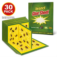 30 Pack Pest Trap Boards, Strong Sticky Trap Pad And Boards For Multi Pests Glue