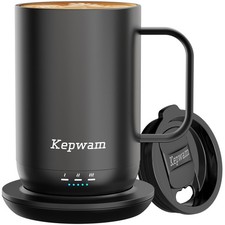 Self-Heating Coffee Mug T1, 16oz Rechargeable Heated Coffee Mug, Smart Coffee...