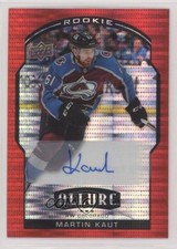 2020-21 Upper Deck Allure Rookie Red Rainbow 129/299 Martin Kaut #77 Auto 0b3