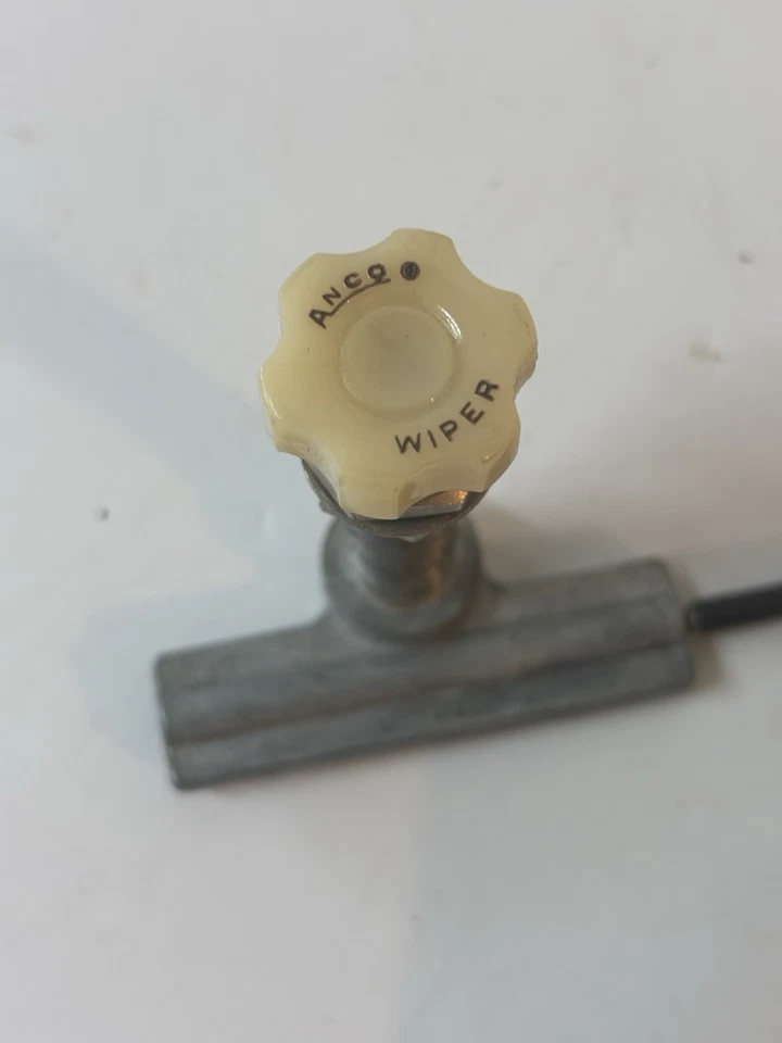 NOS 1930s 1940s Anco Accessory Wiper Motor Control Cable Operated Switch 18 Inch - Image 3 of 4