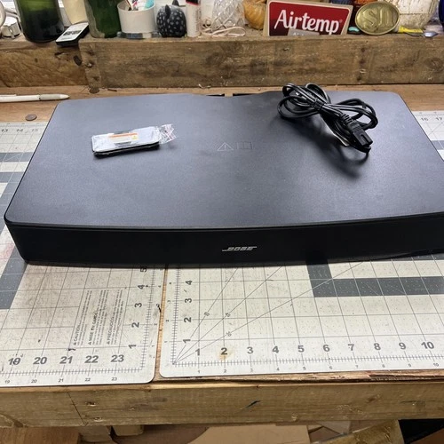 Bose 410376 Solo TV Sound System - Black With Remote & Power Cord tested works