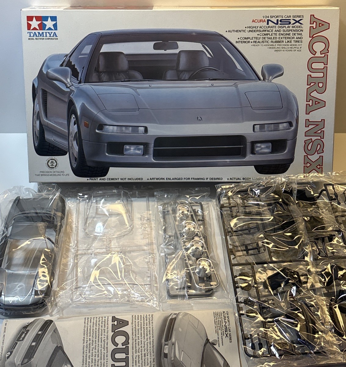 Tamiya 1/24 ACURA NSX Sports Car Series Plastic Model Kit | eBay