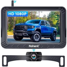 5-Inch Wireless Backup Camera for Trucks HD 1080P Rear View, Easy Install R11