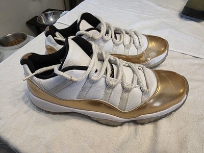 Jordan Air Jordan 11 Retro Low Closing Ceremony 2016 White Gold 528895-103