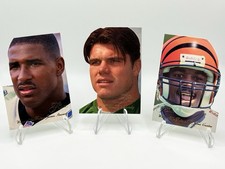 1995 Flair Wave of the Future Ki-Jana Carter, Kyle Brady, James Stewart Rookies