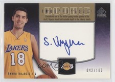 2004-05 SP Signature Edition Rookie INKorporated 42/100 Sasha Vujacic Auto 06bg