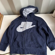 Nike Hoodie Zipper Embroidered Logo Boys Size 4