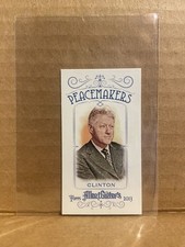 2013 Topps Allen & Ginter's Peacemakers Minis Bill Clinton #PM-BC