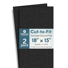 Activated Carbon Microwave Charcoal Filters - For GE Microwave Filter Replace...