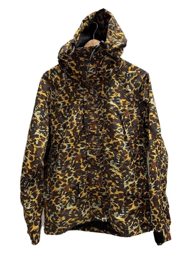 A BATHING APE (BAPE) Giacca snowboard A BATHING APE XL Nylon Leopardo 00s usata