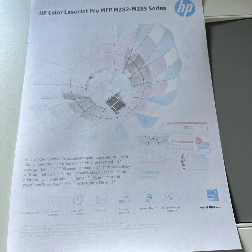 HP Color LaserJet Pro MFP M283fdw Farblaser-Multifunktionsdrucker WLAN - Bild 3 von 3