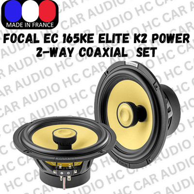 Focal EC 165 KE K2 Power Elite 6 1/2'' 2-Way Coaxial 80w RMS Pair EC165K NEW