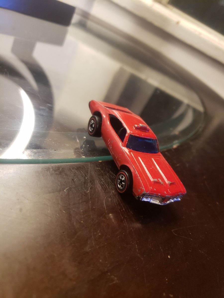 HOT WHEELS REDLINE 1970's FLYING COLORS OLDS 442 FIRE CHIEF'S CAR