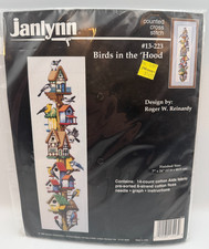 Janlynn Counted Cross Stitch Kit Birds in the 'Hood FACTORY SEALED 1996 13-0223