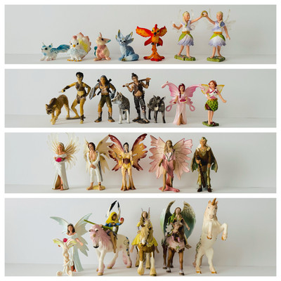Schleich Bayala Mondfuchs Nebeltaube Elfe mit Pferd Einhorn Elfenbegleiter Fee