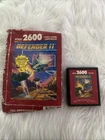Atari 2600 Defender II Cartridge With Box Untested. No Manual.