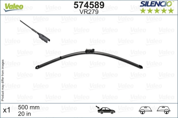 Valeo Wischblatt Scheibenwischer Silencio Rear 574589 FüR Opel Z18 Insignia Cdti-image
