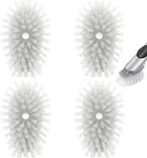 Brush Refills for OXO Dish Brush - 4 Pack Dish Brush Cleaning Soap Dispensing He