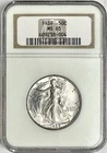 1939 WALKING LIBERTY HALF DOLLAR NGC MS65