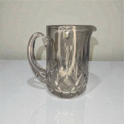 Vtg. Waterford Lismore Crystal Water/ Cocktail Pitcher Jug 7" tall  W/orig Box