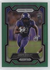 2024 Panini Prizm Draft Picks Green Prizm Emani Bailey #158 11ye