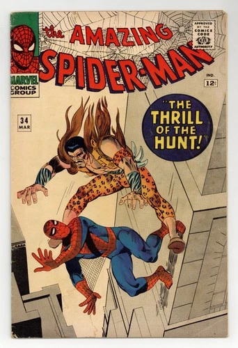 Amazing Spider-Man #34 GD/VG 3.0 1966