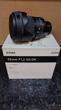 Sigma 35mm F1.2 DG DN Art Series Lens: Sony FE Mount
