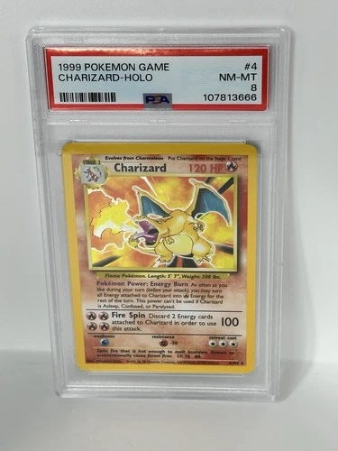 Charizard 004/102 Base Set Holo PSA 8